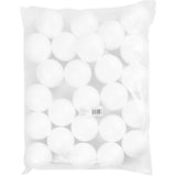 Creativ Company Bälle, D 8 cm, weiß, 25 Stück 1 Box