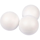 Creativ Company Bälle, D 10 cm, weiß, 25 Stück 1 Box