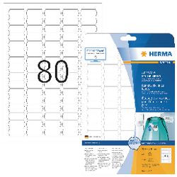 Ablösbare Herma-Preisetiketten A4, 35,6 x 16,9 mm, weiß
