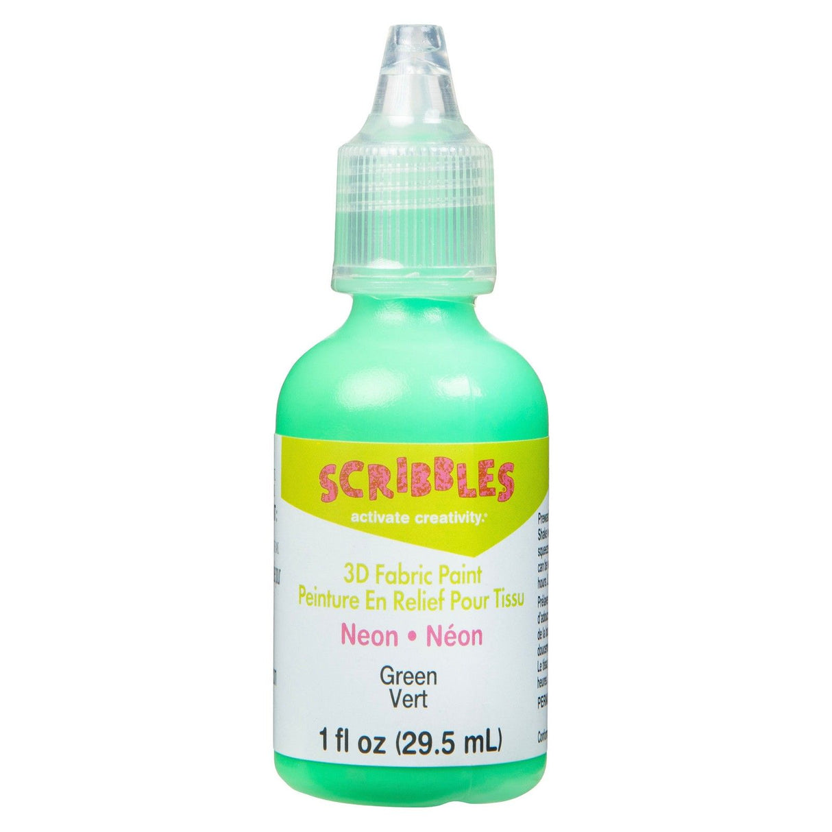 Scribbles • 3D-Textilfarbe Neon 29,5 ml grün