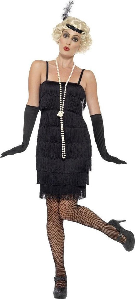 Smiffys Charleston Kleid schwarz - Größe M