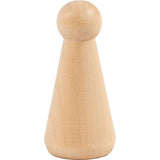 Creativ Company Holzfigur, kegelförmig, H: 8 cm, 3 Stück 1 Box