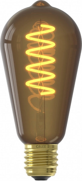 Calex led filament lamp - st64 - e27 - lichtbron natural - dimbaar - warm wit licht - 4w
