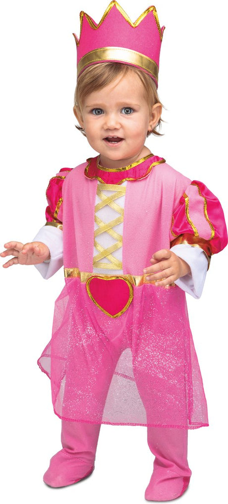 My other me viving costumes juinsa - prinses vermomming met roze kroon voor baby - roze - 7 - 12 maanden 74