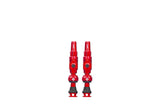 Muc-off Tubeless-Ventil Big Bore Lite kleines rotes französisches Presta-Ventil 30 mm
