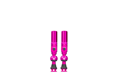 Muc-off Tubeless-Ventil Big Bore Hybrid kleines rosa Auto Schräderventil 30 mm