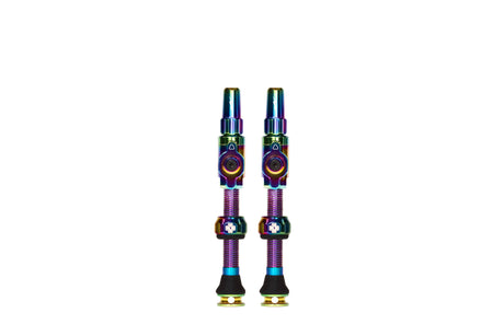 Muc-off Big Bore Lite – Tubeless-Ventil – Presta – 45 mm – schillernd – kernloses Design – maximaler Luftstrom