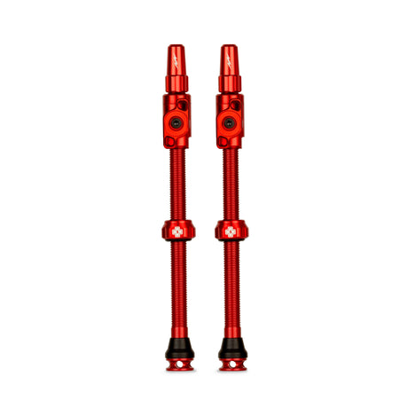 Muc-off Tubeless-Ventil Big Bore Lite xxxlarge rotes französisches Presta-Ventil 80 mm