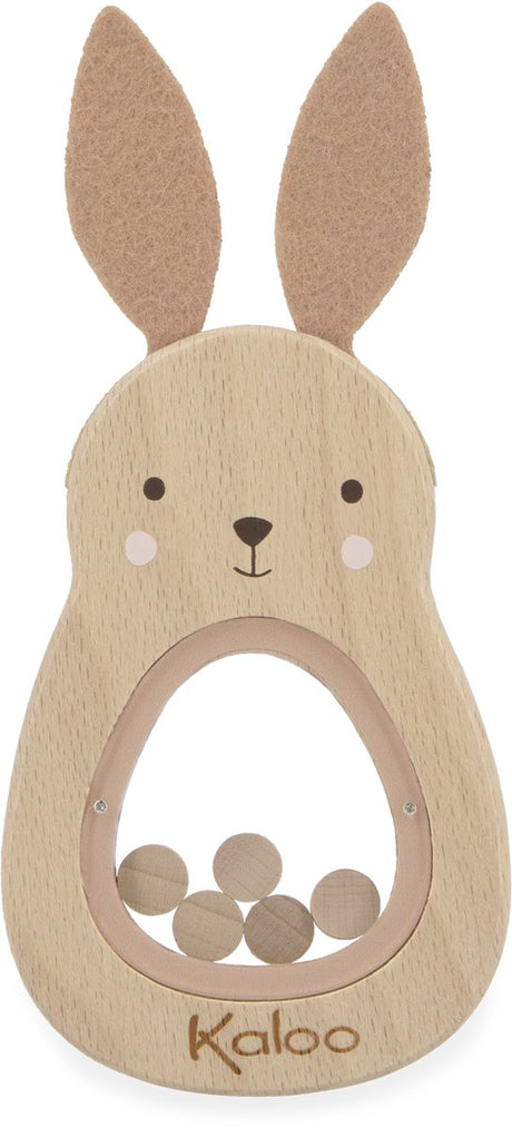 Kaloo Petites Chansons - Rassel - Holzrassel - Hase