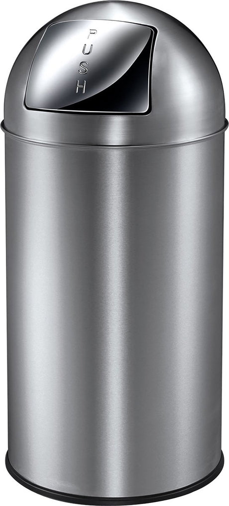 Push Can Mülleimer 40l matt verchromt