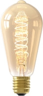Calex filament led lamp - e27 - rustiek vintage lichtbron - goud - warm wit licht - dimbaar