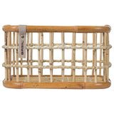 Basil Green Life - Rattan Fahrradkorb - mittel - Land natürlicher Braun