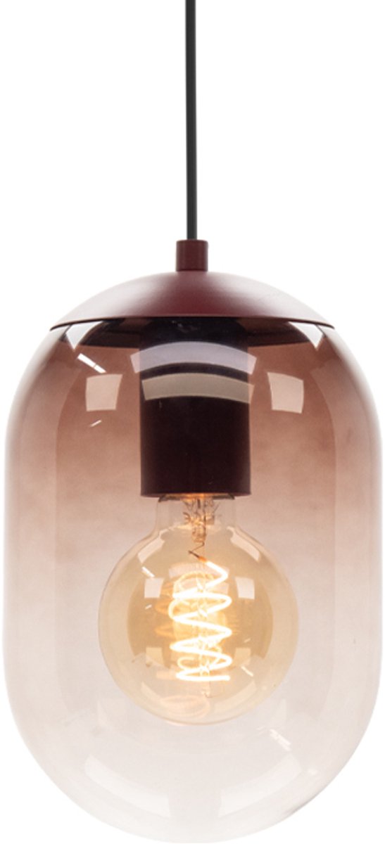 Eglo lequile hanglamp - e27 - ø 15 cm - terracotta rood