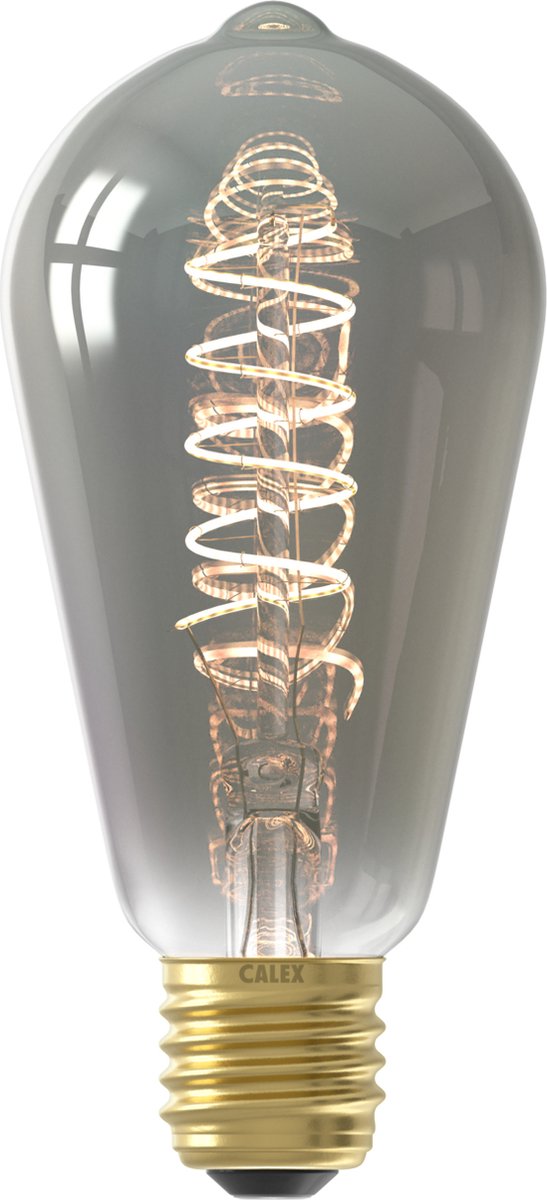 Calex Spiralfaden-LED-Lampe – E27 – ST64 – Titan
