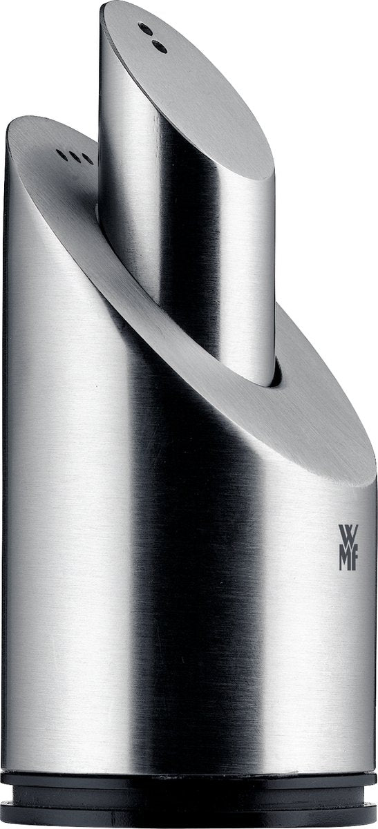 WMF Two-in-One – Salz- und Pfeffermühle – kompakt – Edelstahl – manuell – modernes Design