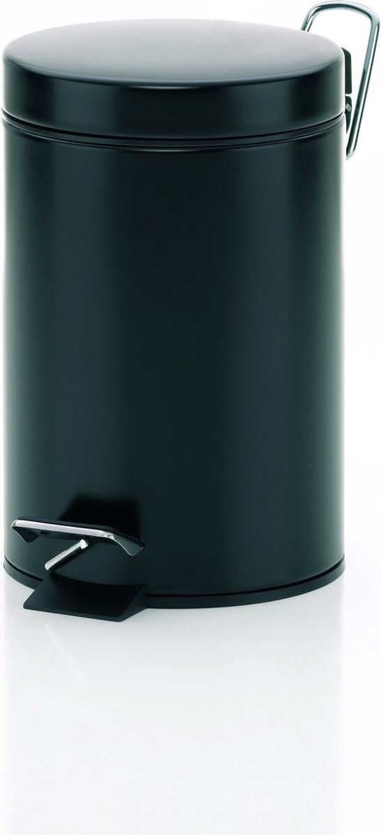 Kela Monaco Tretabfalleimer - 3 l - Schwarz -