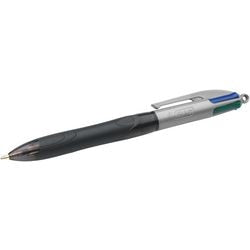 Bic Kugelschreiber 4 Farben Grip Pro - 1 Stück - Spitze 0,4 mm