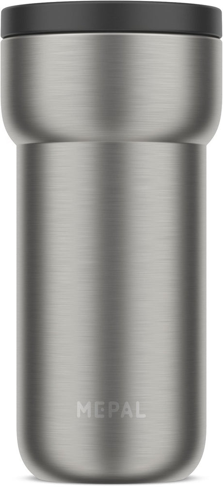 Mepal isoleerbeker ellipse - 375 ml - koffiebeker to go - lekdicht - nordic black