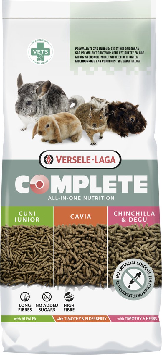 Versele-laga komplettes Meerschweinchen – Meerschweinchenfutter – 8 kg