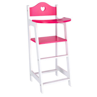 Mein schönes Puppenzimmer, mein schöner Puppenstuhl – Puppenzimmer für Puppen – weiß, 22 x 27 x 53 cm
