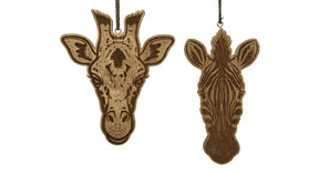 Swingtag a 1 paul animal gold wash 2ass natural gold 22x12x1,5cm