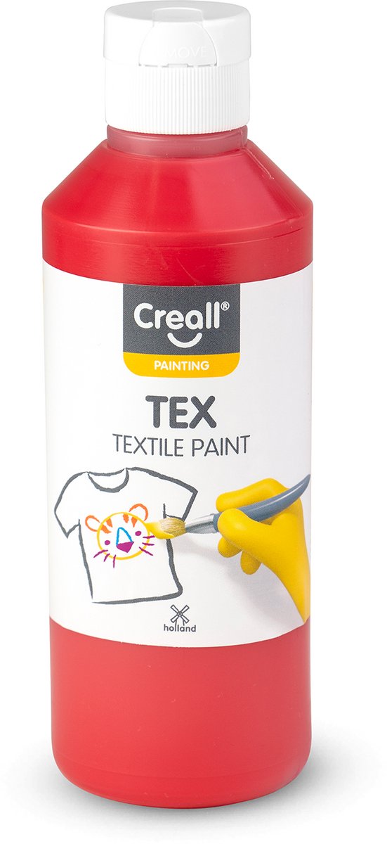 Creall Textilfarbe Rot, 250ml