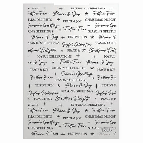 Tonic Studios • Timeless Tidings Season's Greetings 3D-Prägeordner