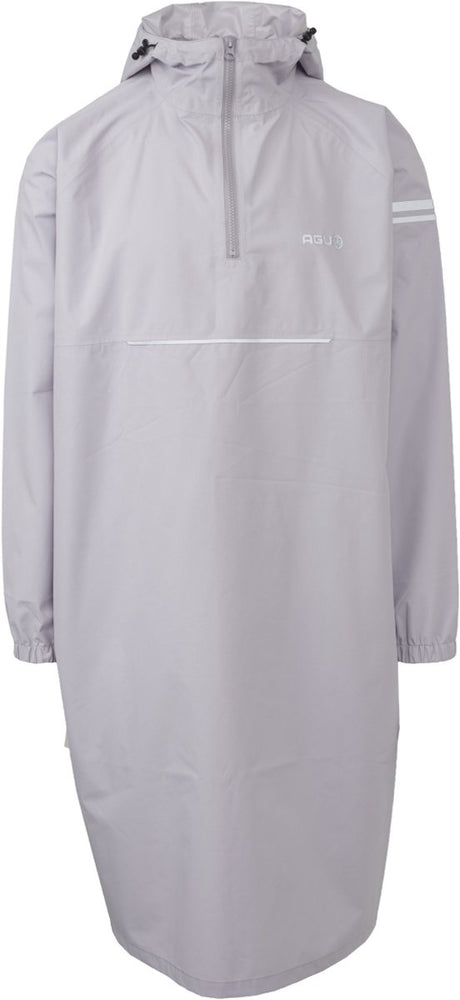 Agu longsleeve - regenponcho - waterdicht - winddicht - gerecycled polyester - reflecterend - unisex - dusty lilac - xs s