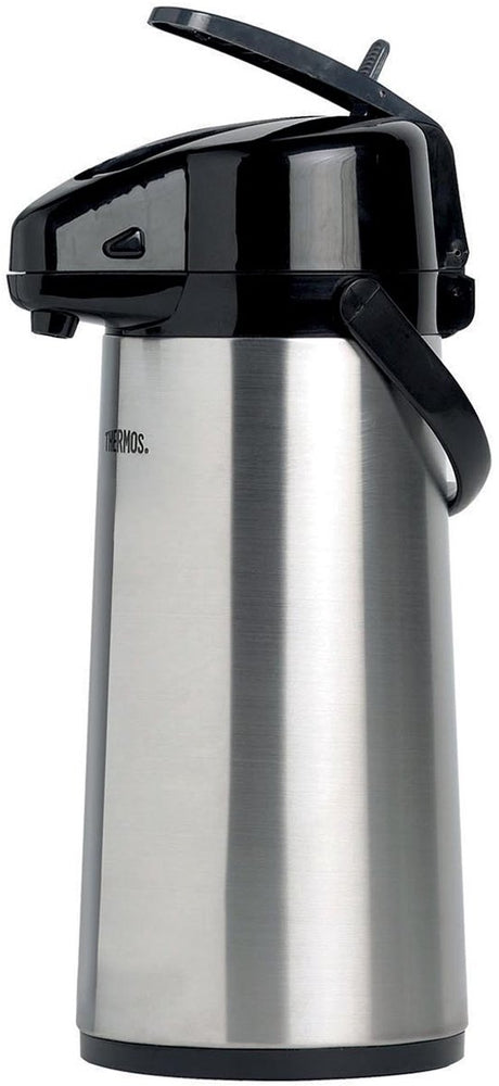 Thermoskanne - Pumpe - Edelstahl - 2,2l