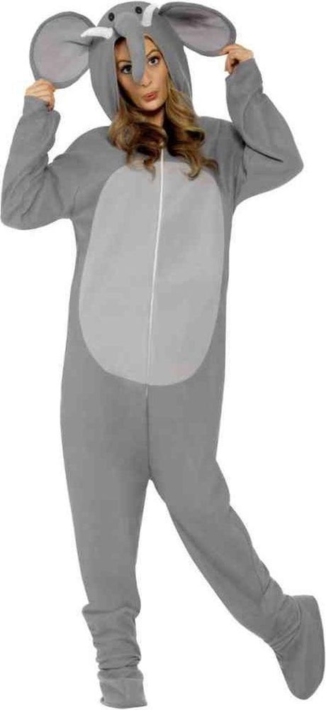 Smiffys olifant kostuum | olifantenpak | onesie maat m (48-50) m