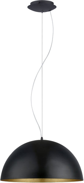 Eglo gaetano 1 hanglamp - ø38 cm - zwart goud