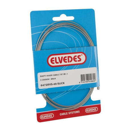 Schalten Sie innere Kabel elende 2250 mm Edelstahl Slick Ø1.1mm N-Nipple (auf der Karte)