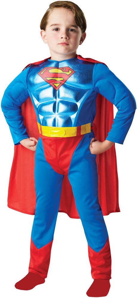 Rubies France – Deluxe-Superman-Kostüm – 134 140 (9–10 Jahre)