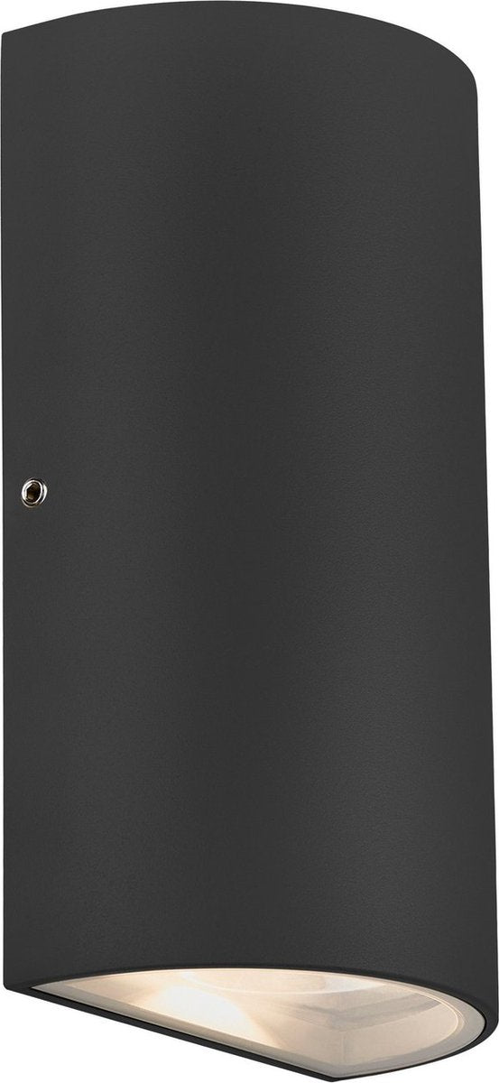 Nordlux gerollte runde Wandleuchte – LED-Modul – schwarz