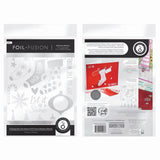 Tonic Studios • eine Zuckerstangen-Weihnachtsklebefolien-Folienfusion