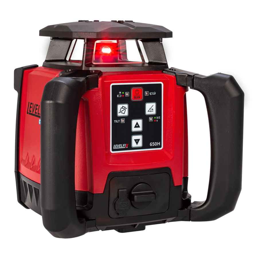 Levelfix Baulaser 650h rot Vollautomatik-Set