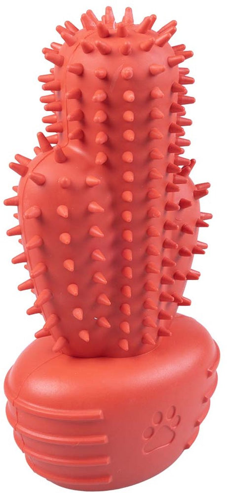 Duvo plus Spielzeit-Kauspielzeug Griplay Kaktus für Hunde 18x9,5x6cm rot