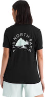 The North Face W Monte Regular Kurzarm-T-Shirt für Damen im Freien – TNF Black