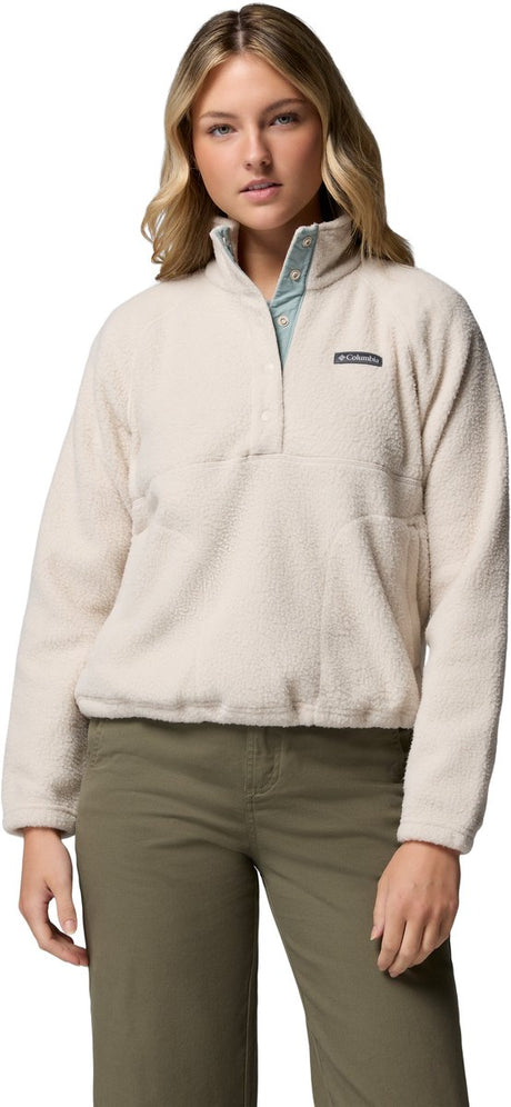 Columbia jasper ridge™ pebbled fleece half snap dark stone s