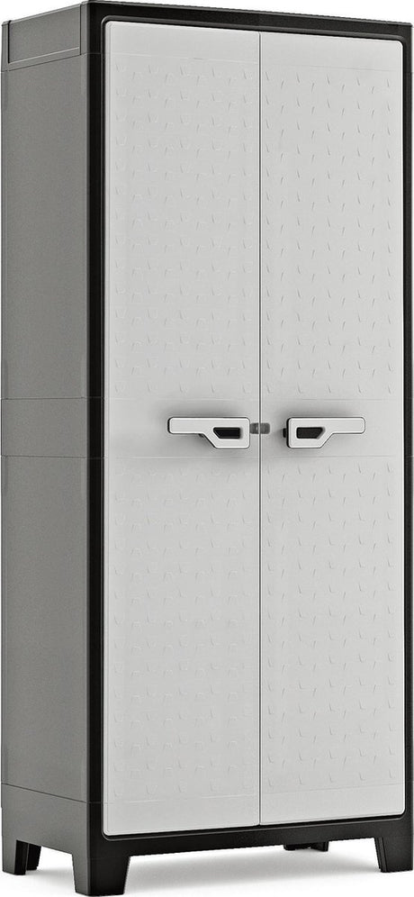 Keter Titan Hochschrank - 4 Regale - 80x44x182cm - Schwarzgrau