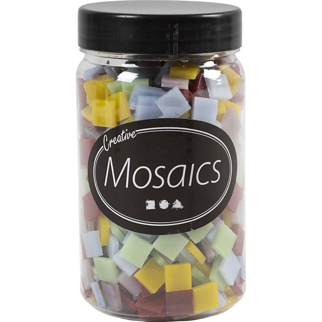 Https: www.cchobby.nl Porcelain-mosaic-dimensions-10x10-mm-thickness-3-mm-colorful-454-gr-600-piece-1-box