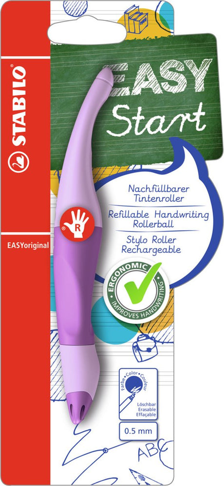 Stabilo Easyoriginal - Ergonomischer Rollerball - rechts -Hand - Pastell Lila Blush