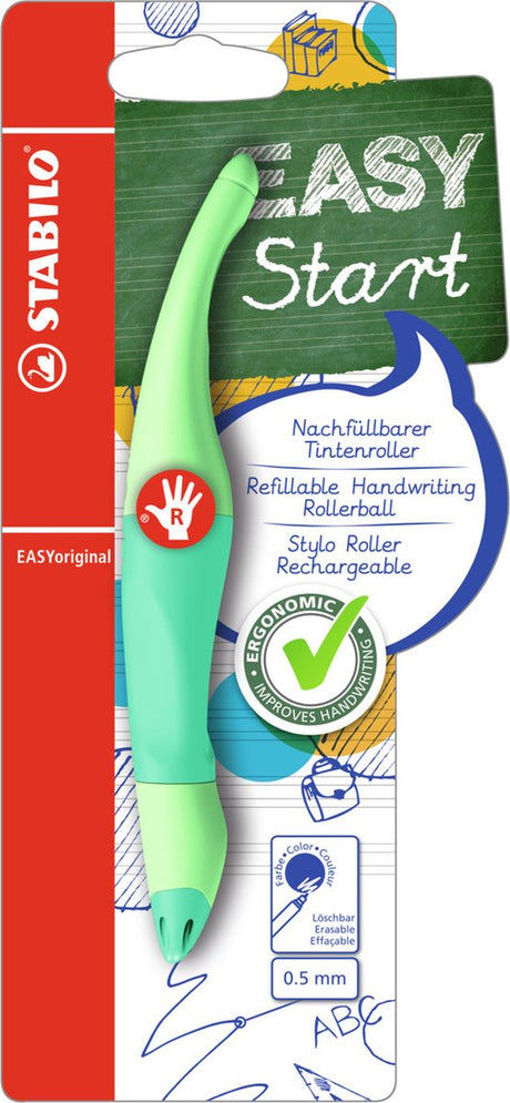 Stabilo easyoriginal Tintenroller für Rechtshänder, Hauch Minze
