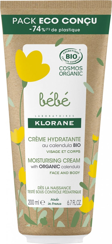 Klorane Bébé Feuchtigkeitscreme 200 ml