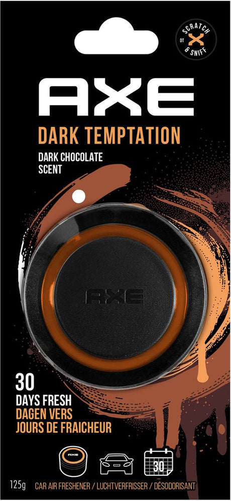 California Scents Axe Lufterfrischergel Dose Dark Temptation Schwarzbraun