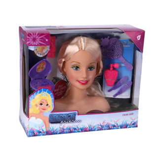 Mondscheinmütze Kopf Prinzessin 22 cm | 2 Stk
