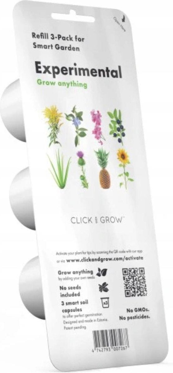 Click grow click and grow navulling - experimenteel - 3 pack