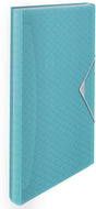 Esselte Colour'breeze A4 erweiterbarer Projektordner – Organizer mit 5 Registern und 6 Fächern – Blau