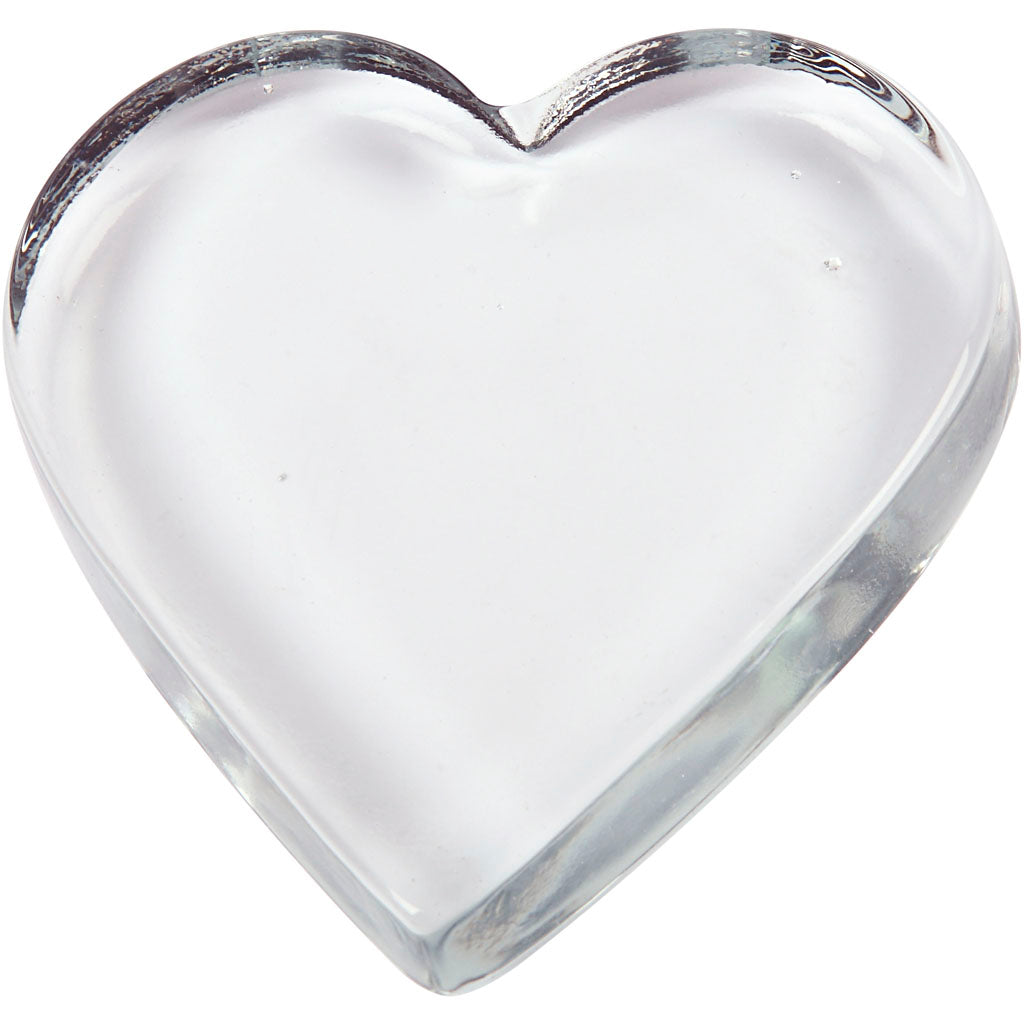 Kreativfirma Hart Glas transparent, 10x9cm