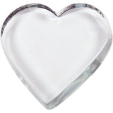 Kreativfirma Hart Glas transparent, 10x9cm
